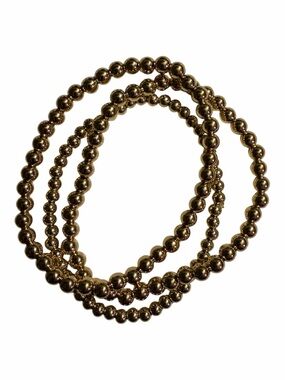 Gold Beaded Stretch Bracelet Set - Women Jewelry